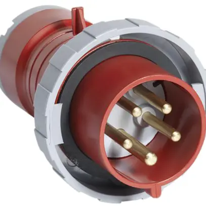 Spina mobile CEE 3LNPE 16A 346…415VAC IP67 rosso 