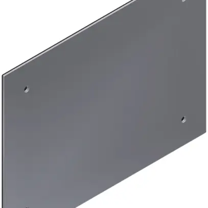 Coperchio impermeabile Quox 255×187mm acciaio al cromo sabbiato IP54 