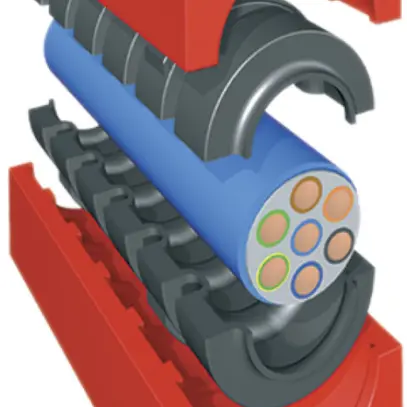 Module séparé BST 60×60×60mm pour Ø34…51mm 
