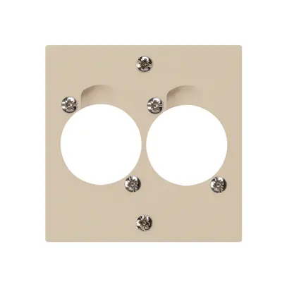 Kit de montage pour 2 XLR beige kallysto 