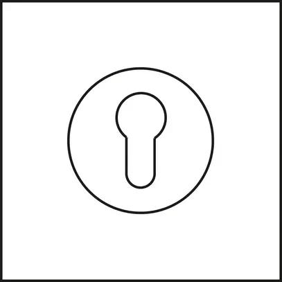 Modulo serratura Siedle indipendente dal sistema 0…48V bianco 