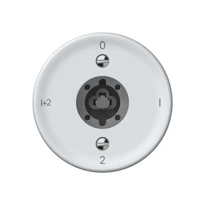 Interruttore a chiave origin comm.serie 1/1L 16A 250V 0-1-2-1+2 60×60mm bi 