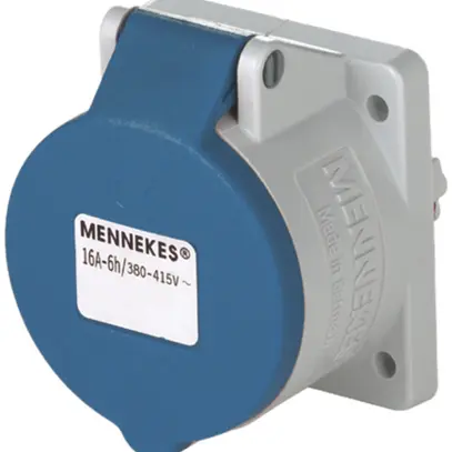 Prise INC CEE 16A 3P 6h 230V bleu droite TwinContact 