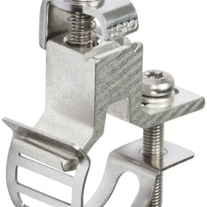 Brida di messa a terra AGRO terraFIX 1…1 1/4" (33.5…42mm), 1×4…25mm²/Ø6.6mm 