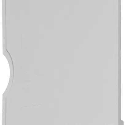 Parete d'estremità Hager per KXA16LH bride L 16mm² grigio 