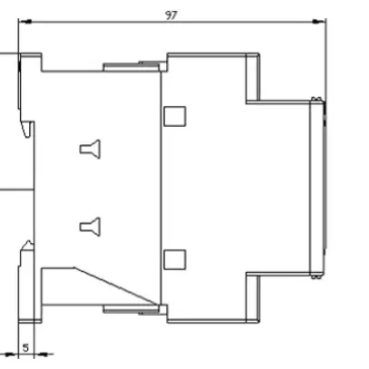 Contattore di potenza Siemens SIRIUS 3RT2 230VAC 3P 9A +1Ch a vite 