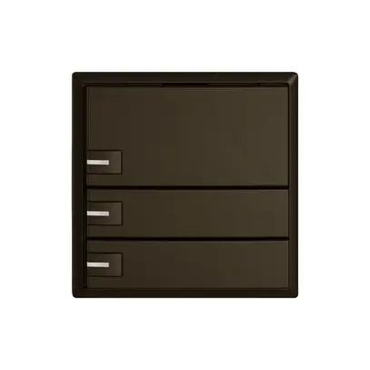 Pulsante KNX RGB EDIZIO.liv SNAPFIX® sensore temp.RGB-LED 3× com.1T ma 