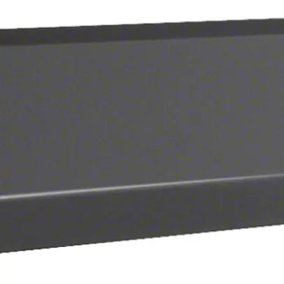 Plaquette de protection Hager noir pour canal de câble flex. L=1m 
