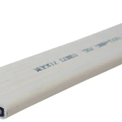 Cavo piatto Woertz Combi 5×2.5+2×1.5mm² senza alogeni bianco Cca 