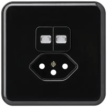 Kit frontale INC basico 86×86 nero 2 lenti protezione bambini S1/T13 per BOMI 