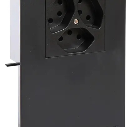 Geräteträger Hager für SL20115 schwarz 3×T13 