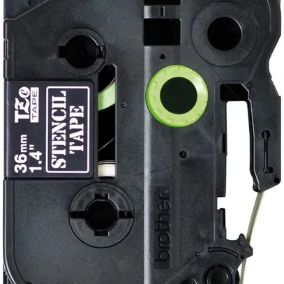 Cassette à ruban pochoir Brother STE-161 36mm×3m, noir 
