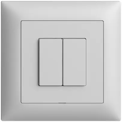 Interruttore INC 2K/2T Edue Wiser grigio chiaro 