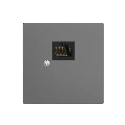 Boîte 1×RJ45/u 8P EDIZIOdue gris foncé, R&M swissline 