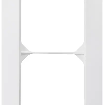 Cadre de recouvrement ENC kallysto.trend 2×1 blanc 94×154mm 