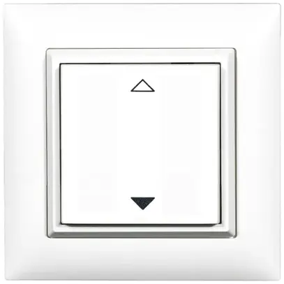 Pulsante RF AP ALADIN EnOcean EDIZIOdue, 1-volta, bianco, V/Λ 