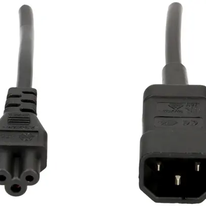 Apparatekabel MAX HAURI TD 3×0.75mm² 1.5m schwarz Typ C14/C5 