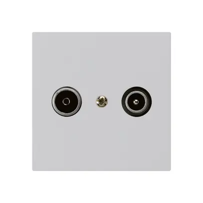 Presa di passaggio INC kallysto R/TV 23dB grigio chiaro 