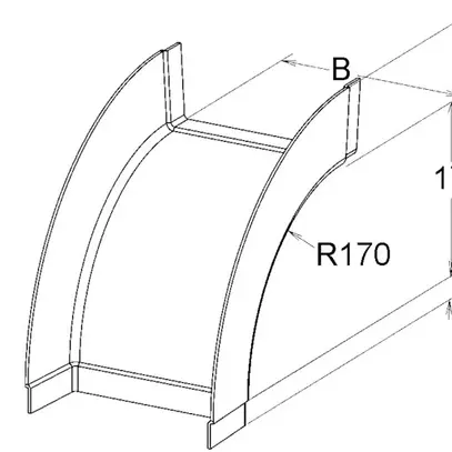 Gomito esterno EBO 100×80mm 