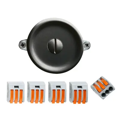 Scatola di derivazione INC 15A nero 2.5mm² 500V 3LNPE FH 