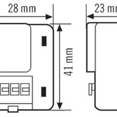 Relais de commutation ESYLUX Protector K blanc 