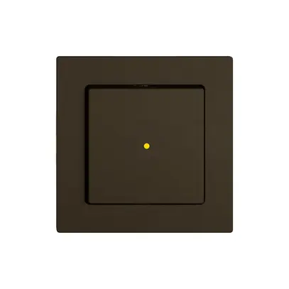 Leuchtdruckschalter EDIZIO.liv SNAPFIX® 6/1L Frontlinse KS gelb br 