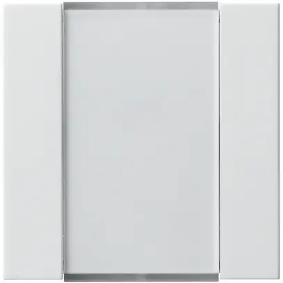 Kit frontal Hager kallysto 2× KNX blanc 