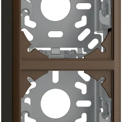 Cappa con piastra di base 2×54mm per combinazione FX verticale/orizzont. coffee 