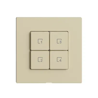 Comando per pulsante scena 4 scene/4T WLAN Edue Wiser vanille 