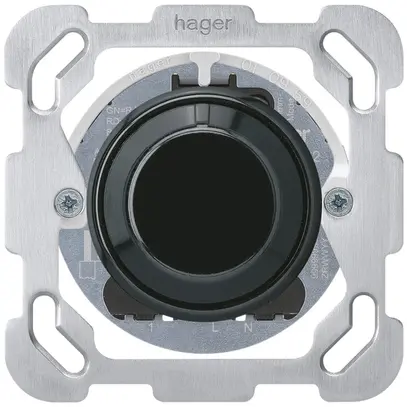Variateur rotatif universel ENC Hager basico BM 20…400W/VA noir 