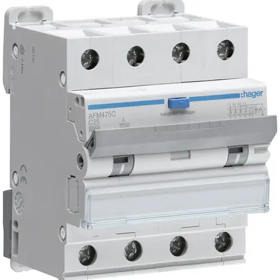 FI/LS-Schalter Hager RCBO 4P Charakteristik C 25A 0.3A Typ A 4TE 
