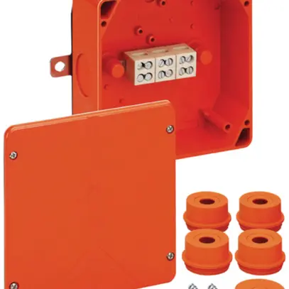 Scatola di derivazione AP Demelectric WKE 4-Duo E90 3×10mm² 165×165×76mm 