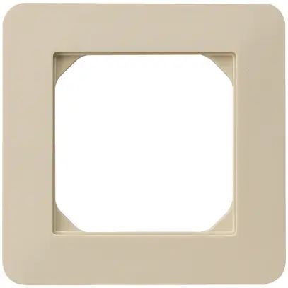 Cadre de recouvrement ENC kallysto.trend 1×1 beige 94×94mm 