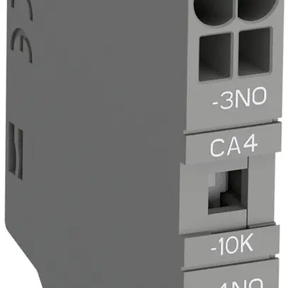 Blocco di contatti ausiliare ABB CA4-10K, 1Ch 4A AC-15, frontale Push-In 