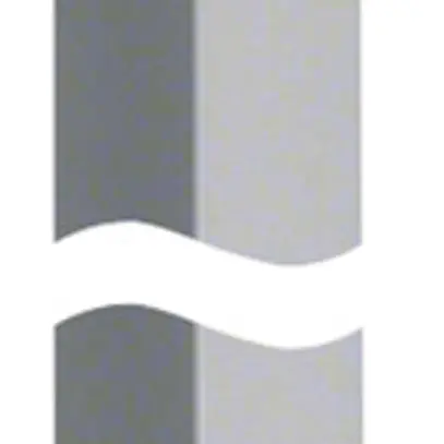 Colonne connexion plafond tehalit DA200 2× fixation à pince h=2.8m Al anod. 