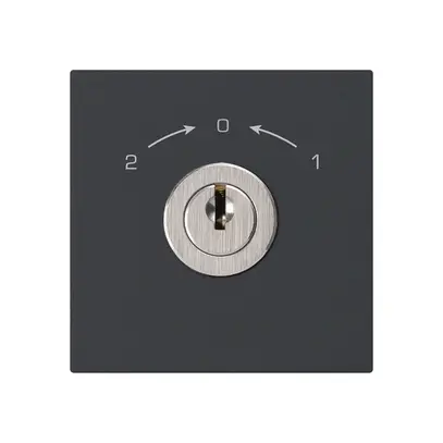 Contact pivotant 1->0<-2 noir KAL avec serrure Kaba 8 