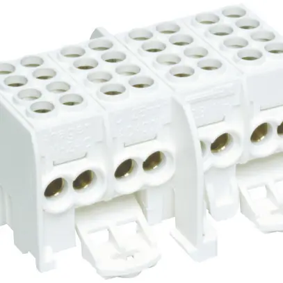 Morsetto principale Hager 4L 4×25mm², isolata 