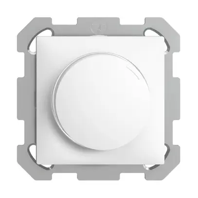 Variateur ENC EDIZIOdue 20…600W blanc universel, illuminable LED blanc 