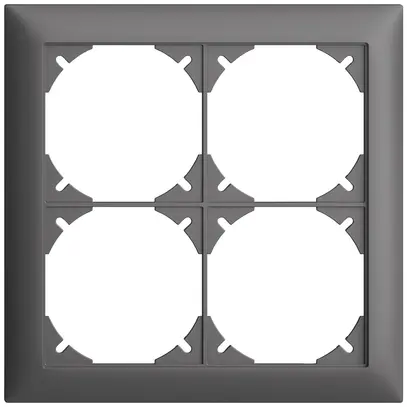 En-tête ENC EDIZIOdue SNAPFIX® 2×2 horizontal et vertical 148×148mm gris foncé 