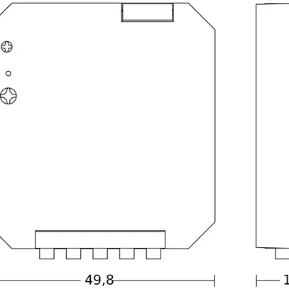 Interface pour poussoir ENC Steinel PC4-DALI2 IP20 matière synthétique blanc 