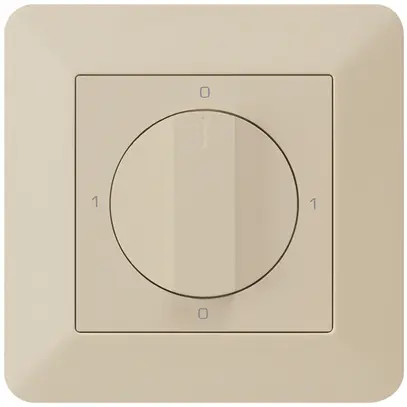 Interrupteur rotatif ENC kallysto.trend 0/1L beige avec manette 