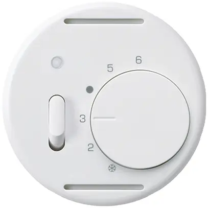 Einsatz zu UP-Raumthermostat basico weiss mit Schalter 