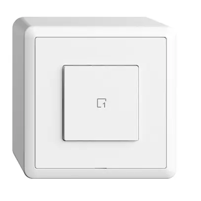 Poussoir scène AP 1 scène/1T WLAN Edue Wiser blanc 