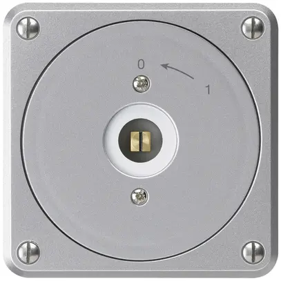 Contact pivotant à clé carrée ENC robusto aluminium sans clapet 2P combi 