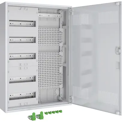 Distributeur-AP Pragma Multi 2 champs DIN Media 5 rangées 