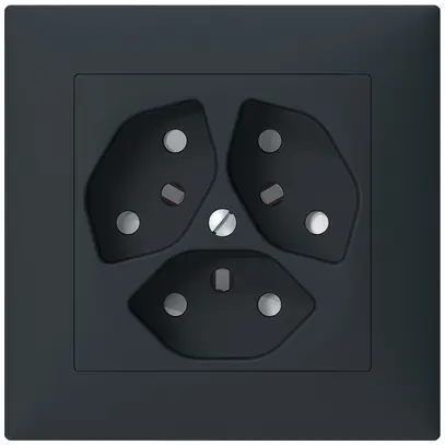 Prise ENC SIDUS 3×T13 anthracite 