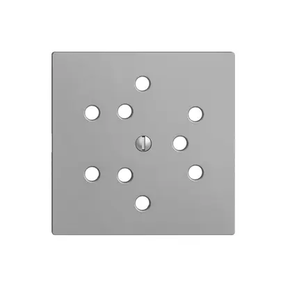 Placca frontale 3×T12 EDIZIOdue silver 