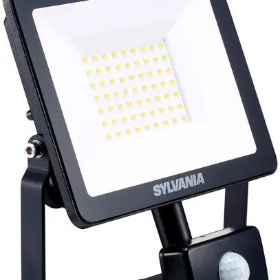 Proiettore LED START ECO Flood Flat 51W, 4750lm, 4000K, PIR, nero, IP54 