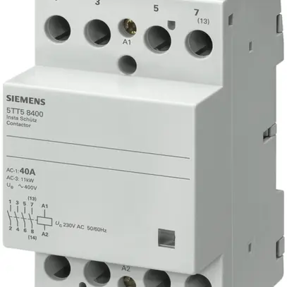 Leistungsschütz Siemens SENTRON INSTA 5TT5 230VAC, 4Ö 63A 