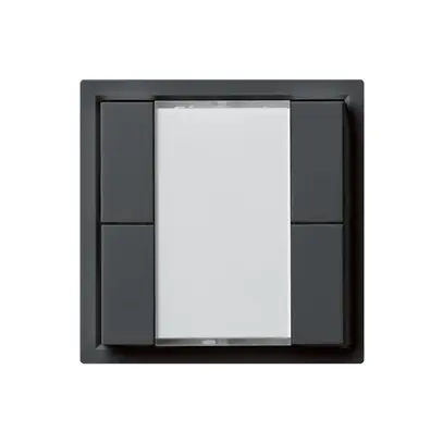 Pulsante universale INC 4×kallysto A senza LED antracite 